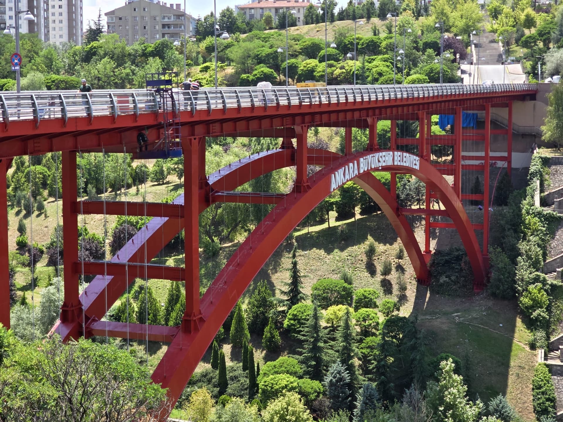 Dikmen Vadisi Çelik Köprünün Modernizasyon Yapım İşi — saha fotoğrafı 2